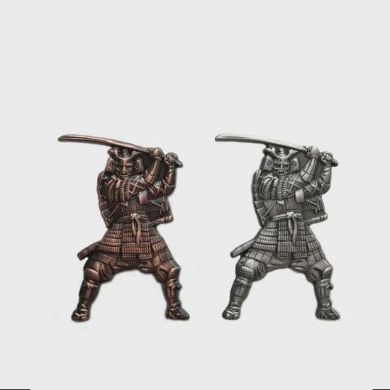 Samurai Warrior Lapel Pin Video
