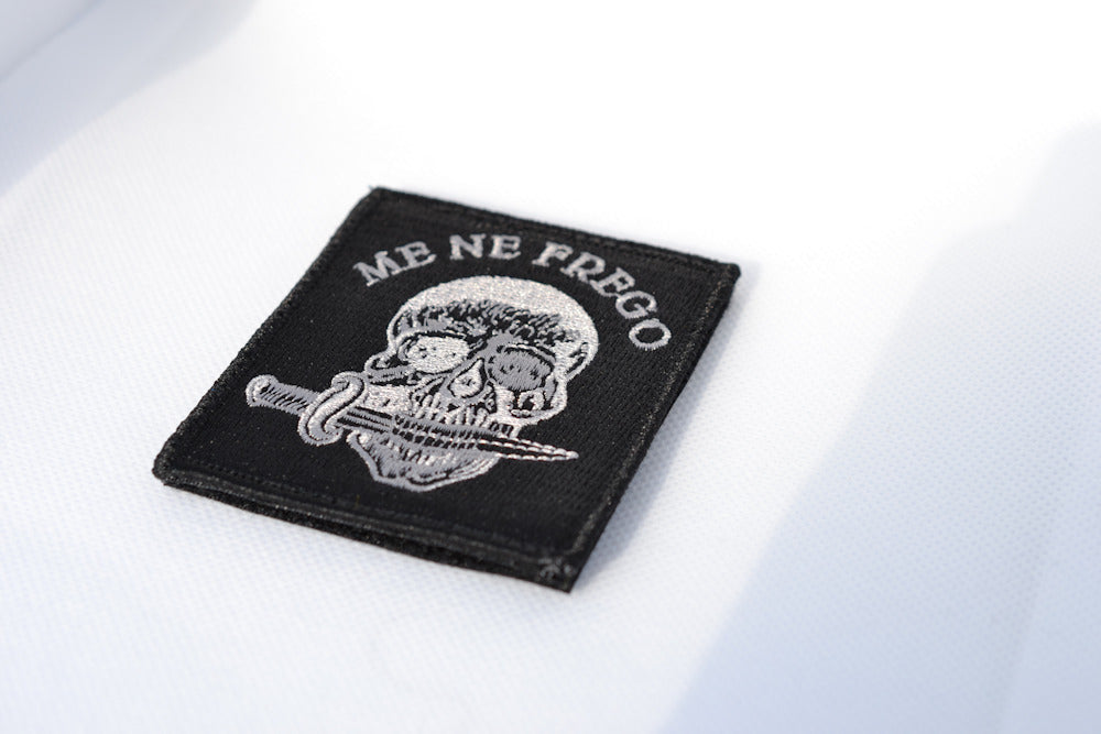 Me Ne Frego WW2 Bulk Patch Set (Qty 4) Italian MeNeFrego World War Two Army Unit Perfect for any type of clothing.