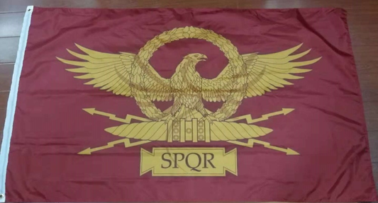 Roman Empire/Roman Senate (SPQR) Flag