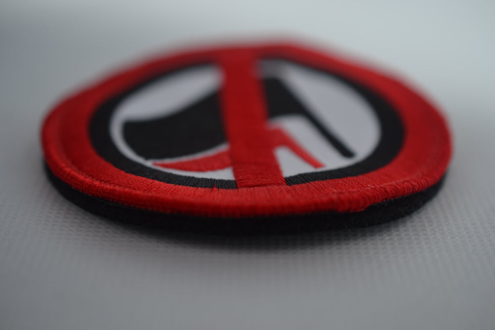 Anti-Antifa Embroidered Patch, Anti-Fascist, Against Communist/Leftist Extremism